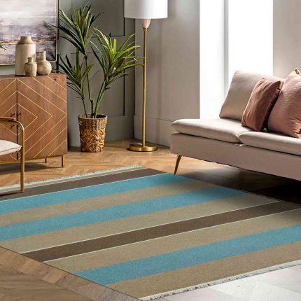 Handmade flatweave dhurrie by home decor centro