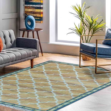 Handmade flatweave dhurrie by home decor centro