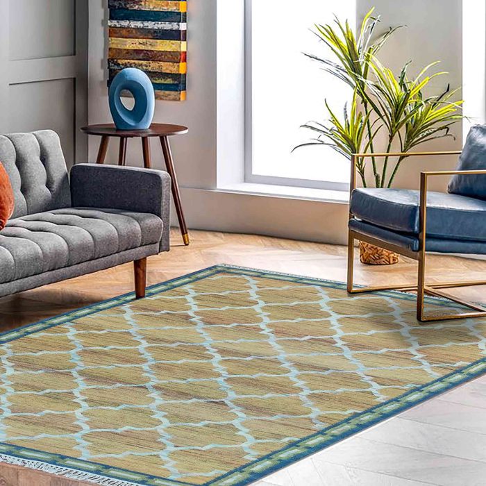 Handmade flatweave dhurrie by home decor centro