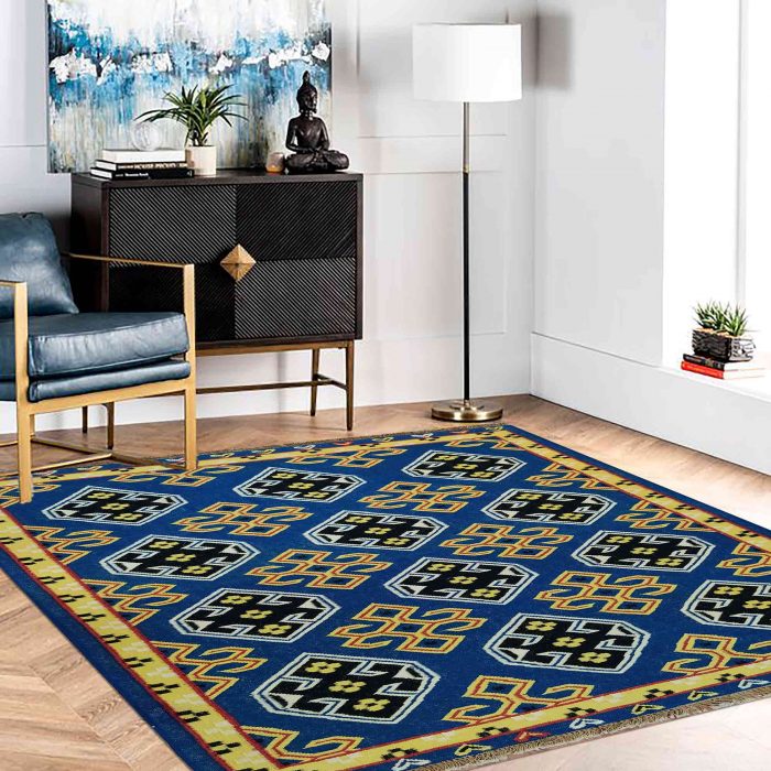 Handmade flatweave dhurrie by home decor centro