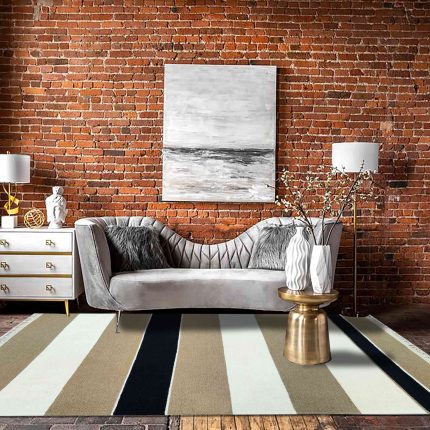 Handmade flatweave dhurrie by home decor centro
