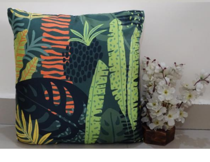Jungle theme cushion cover