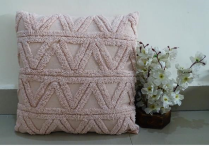 designer tufted pink cushion cover by Home decor centro